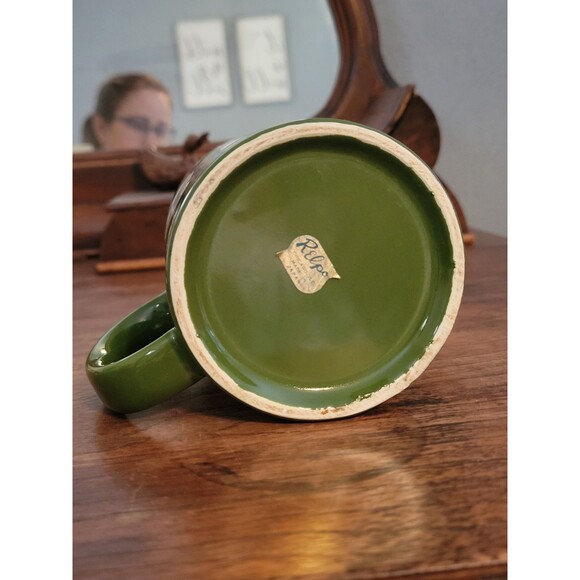 Vintage Relpo Green Harp Lucky 4 Leaf Clover Mug St. Patrick's Day Leprech Japan - Picture 6 of 7
